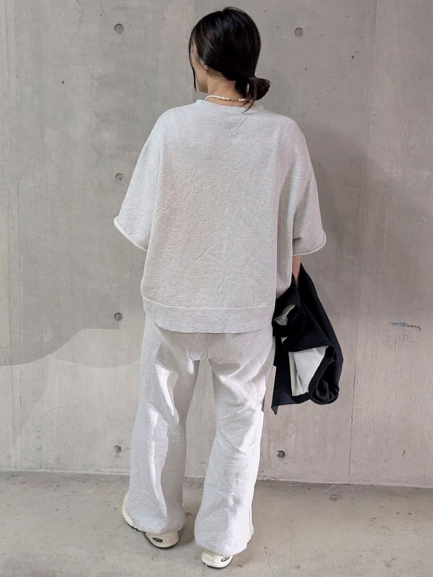 Mila Owen「【セットアップ対応】裾ドロストコットンスウェットパンツ」|チノ|