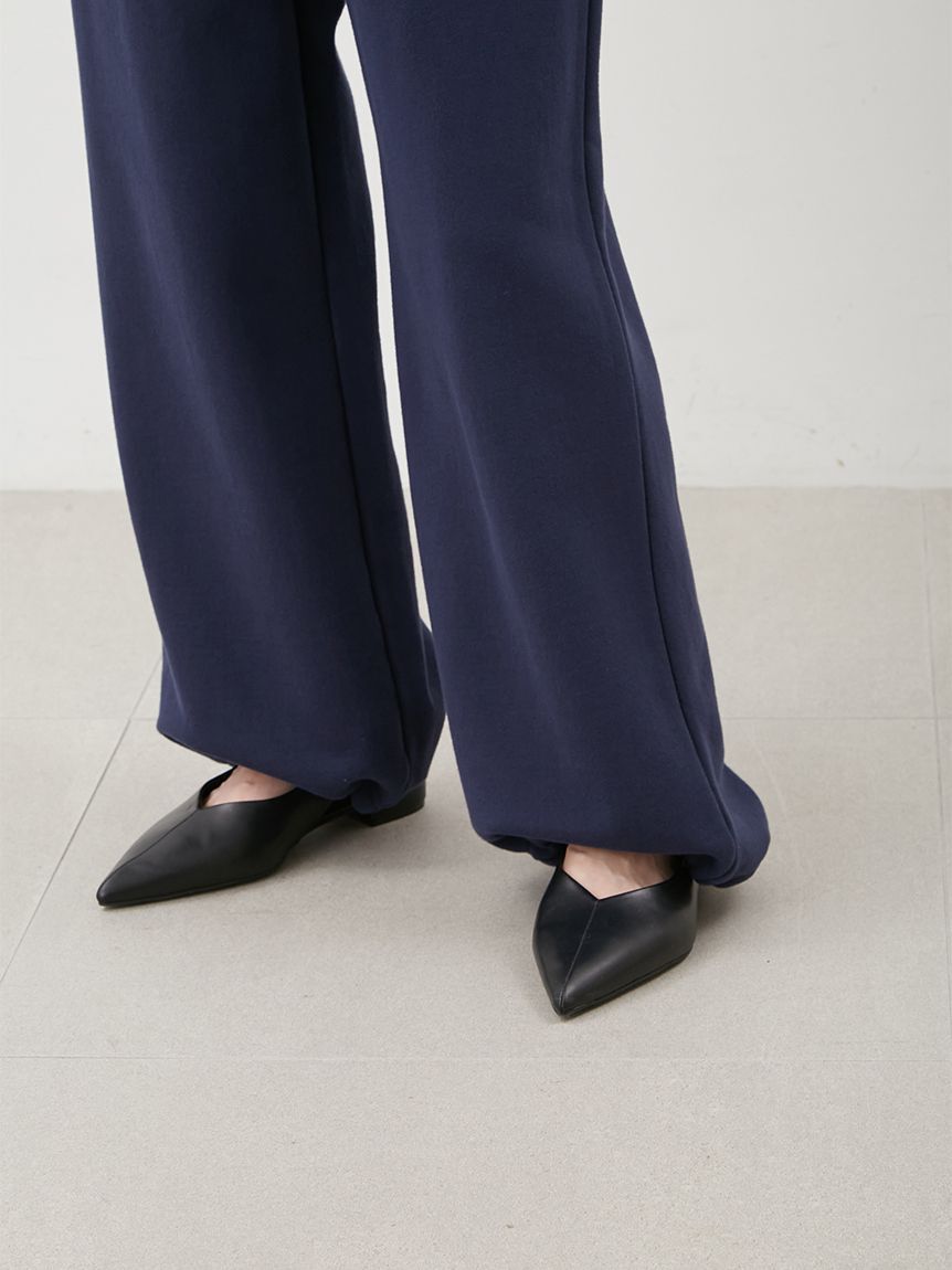 Mila Owen「【セットアップ対応】裾ドロストコットンスウェットパンツ」|チノ|