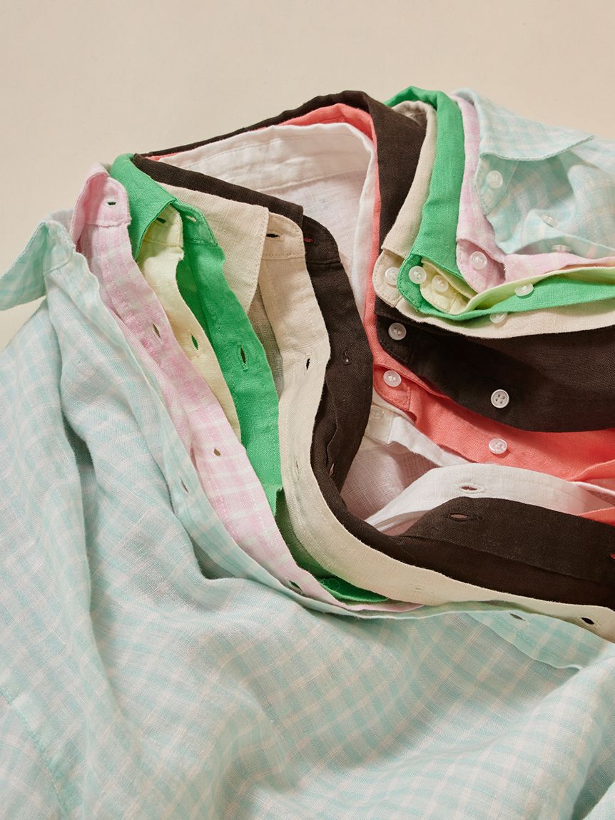 Mila Owen「ポケット付きフレンチリネンシャツ」|シャツ・ブラウス|