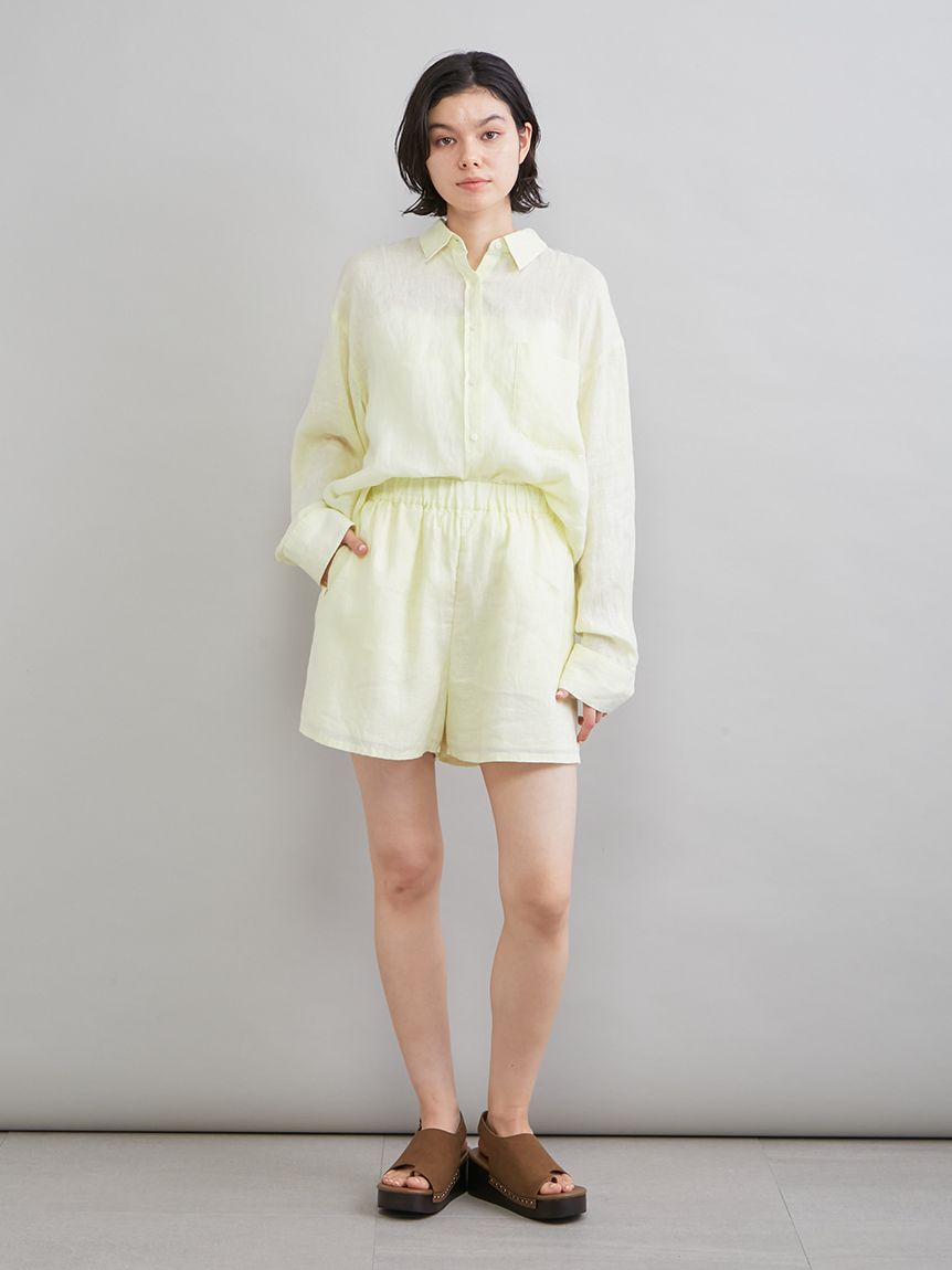 Mila Owen「フレンチリネンショートパンツ」|その他|