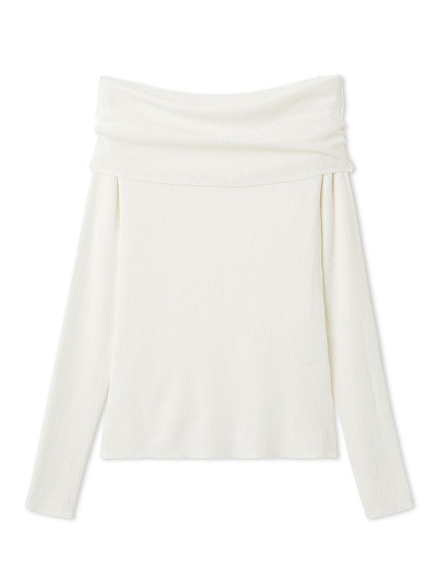 Mila Owen「ハイゲージドレープオフショルニット」|ニット・セーター|