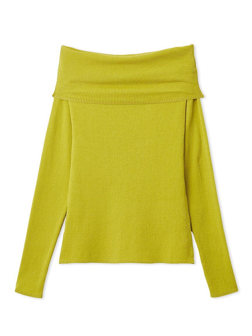 Mila Owen「ハイゲージドレープオフショルニット」|ニット・セーター|LIME