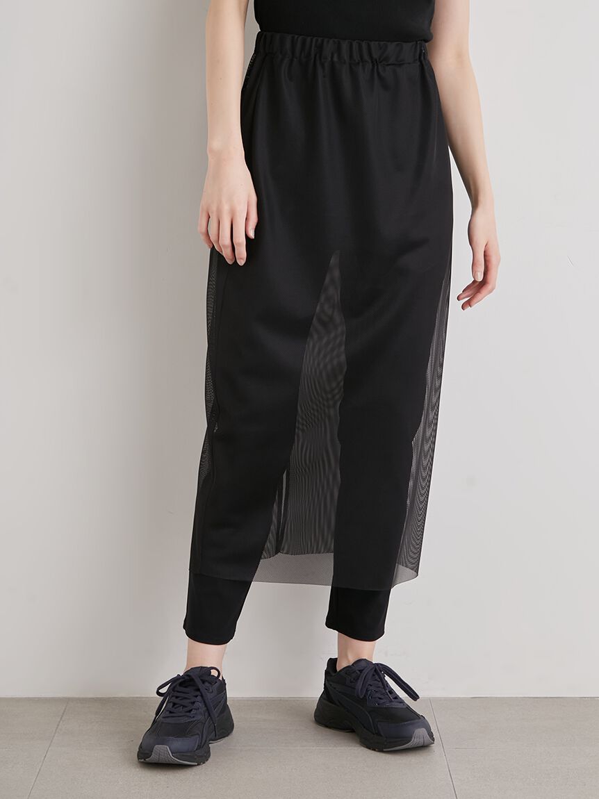 emmi atelier「【emmi atelier】金子綾レギンスチュールセット」|チノ|BLK