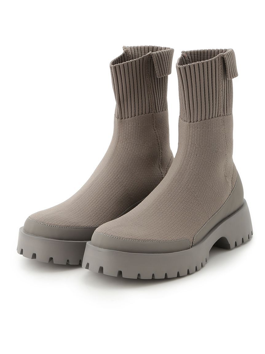 emmi atelier「eco ニットブーツ」|ショートブーツ|