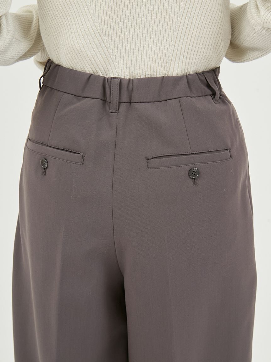 emmi atelier「タックワイドパンツ」|チノ|