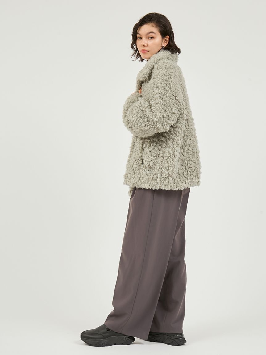 emmi atelier「タックワイドパンツ」|チノ|