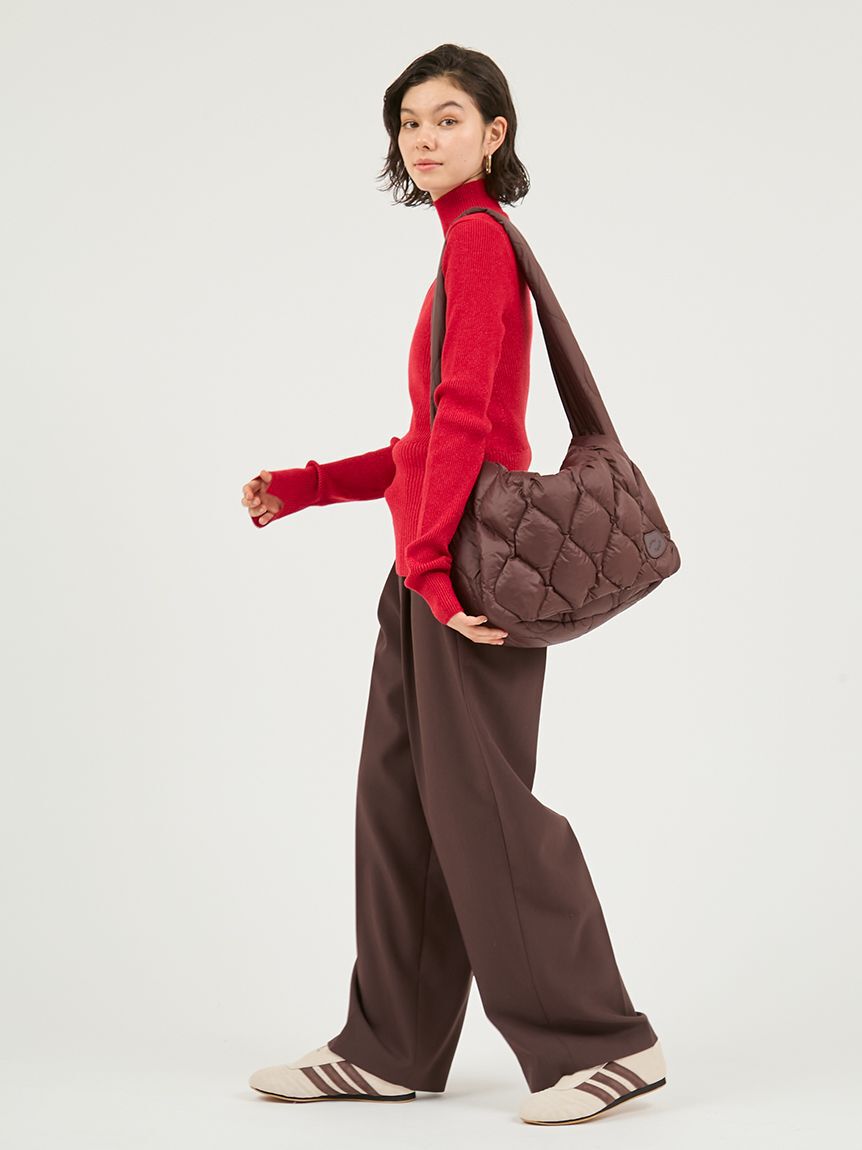 emmi atelier「タックワイドパンツ」|チノ|