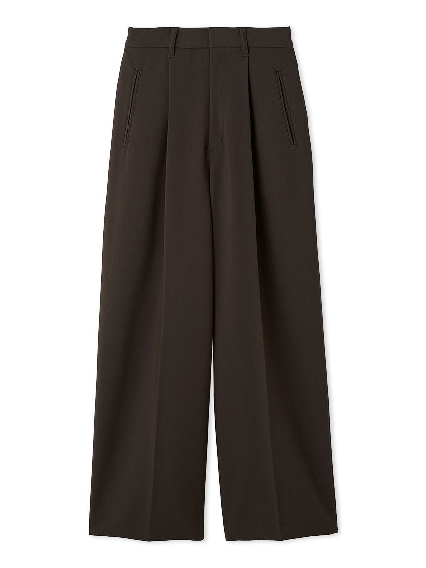 emmi atelier「タックワイドパンツ」|チノ|