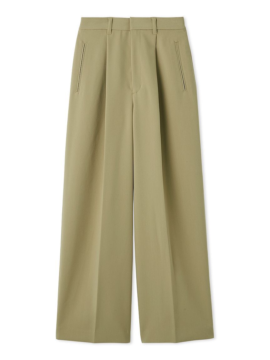 emmi atelier「タックワイドパンツ」|チノ|