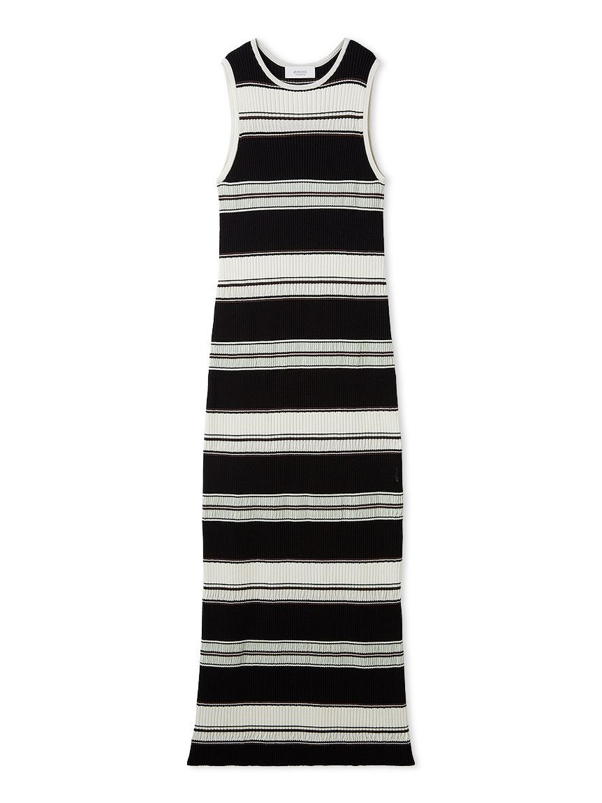 emmi atelier「【ONLINE限定カラーあり】マルチボーダーニットワンピース」|ワンピース|