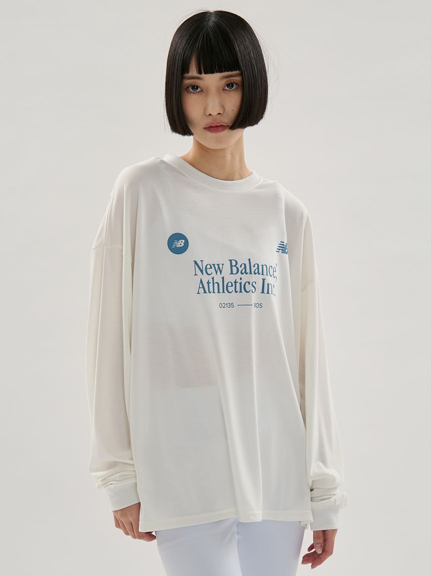 NEW BALANCE 「【New Balance for emmi】グラフィックロングＴシャツ」|Tシャツ・カットソー|