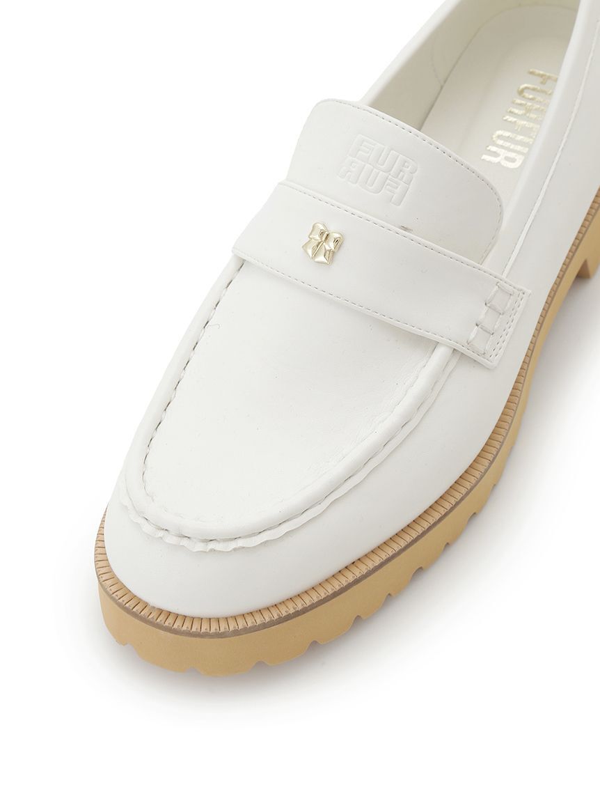 FURFUR「ミニリボンカシメローファー」|パンプス|