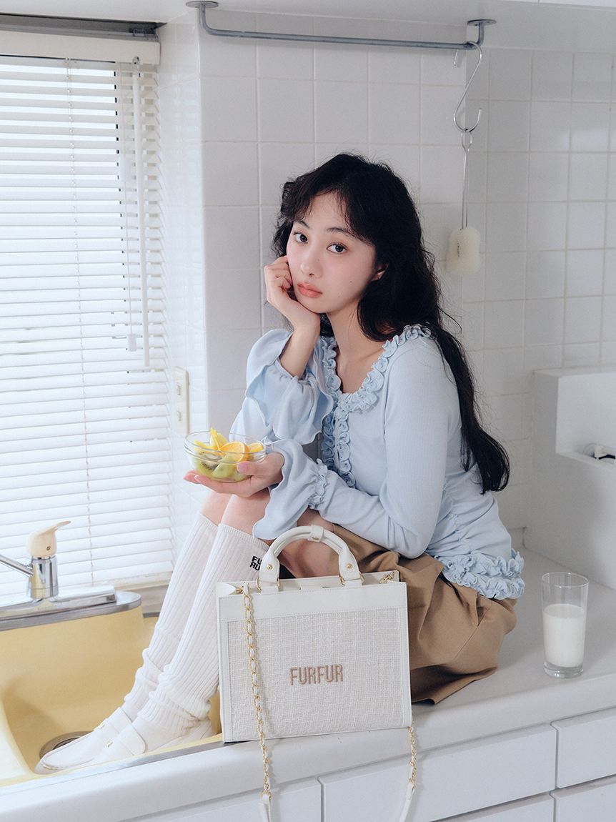 FURFUR「ミニリボンカシメローファー」|パンプス|