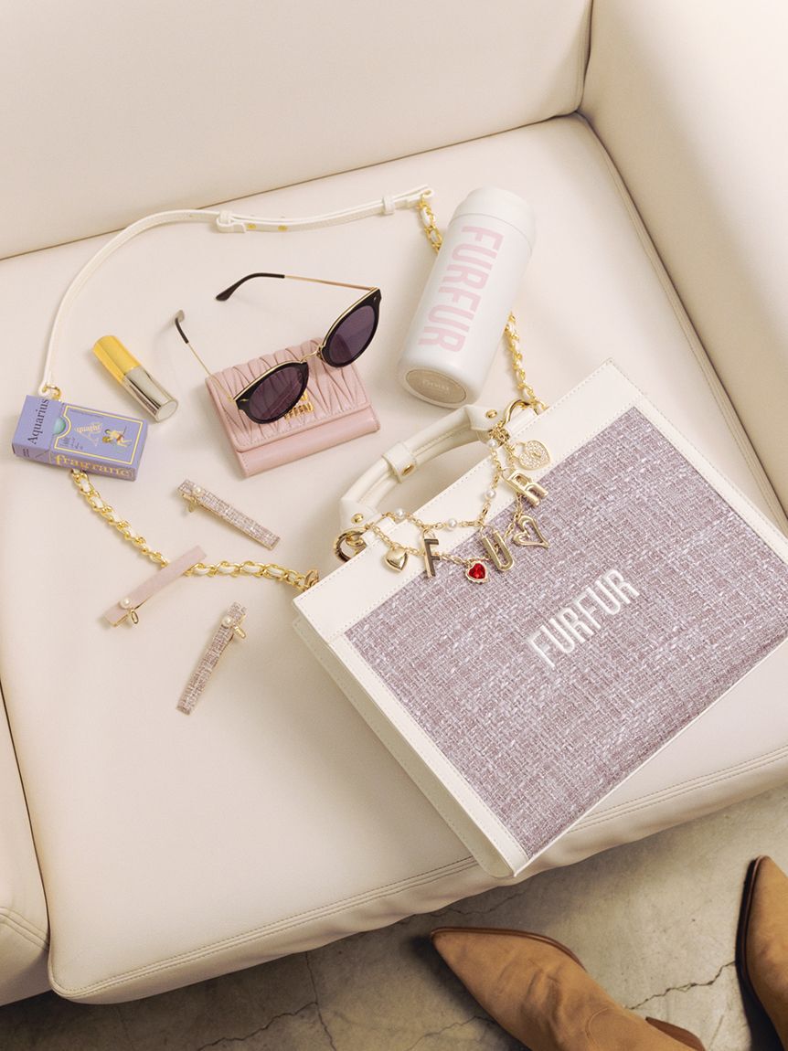 FURFUR「(Lsize) ツイードロゴトートバッグ【WEB・一部店舗限定】」|トートバッグ|LAV