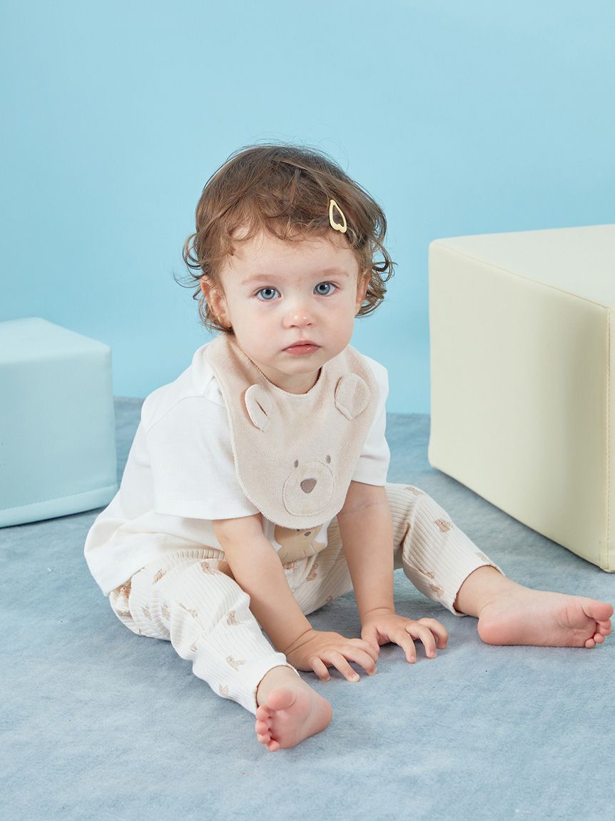 GELATO PIQUE KIDS & BABY「【限定カラーあり】【BABY】ベアスタイ」|スタイ|