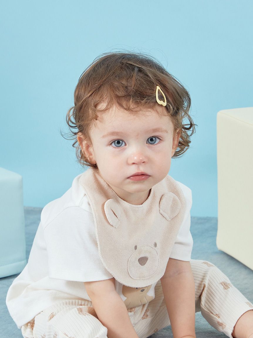 GELATO PIQUE KIDS & BABY「【限定カラーあり】【BABY】ベアスタイ」|スタイ|