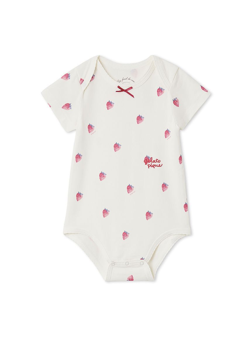 GELATO PIQUE KIDS & BABY「【BABY】半袖ボディスーツ」|ロンパース|RED