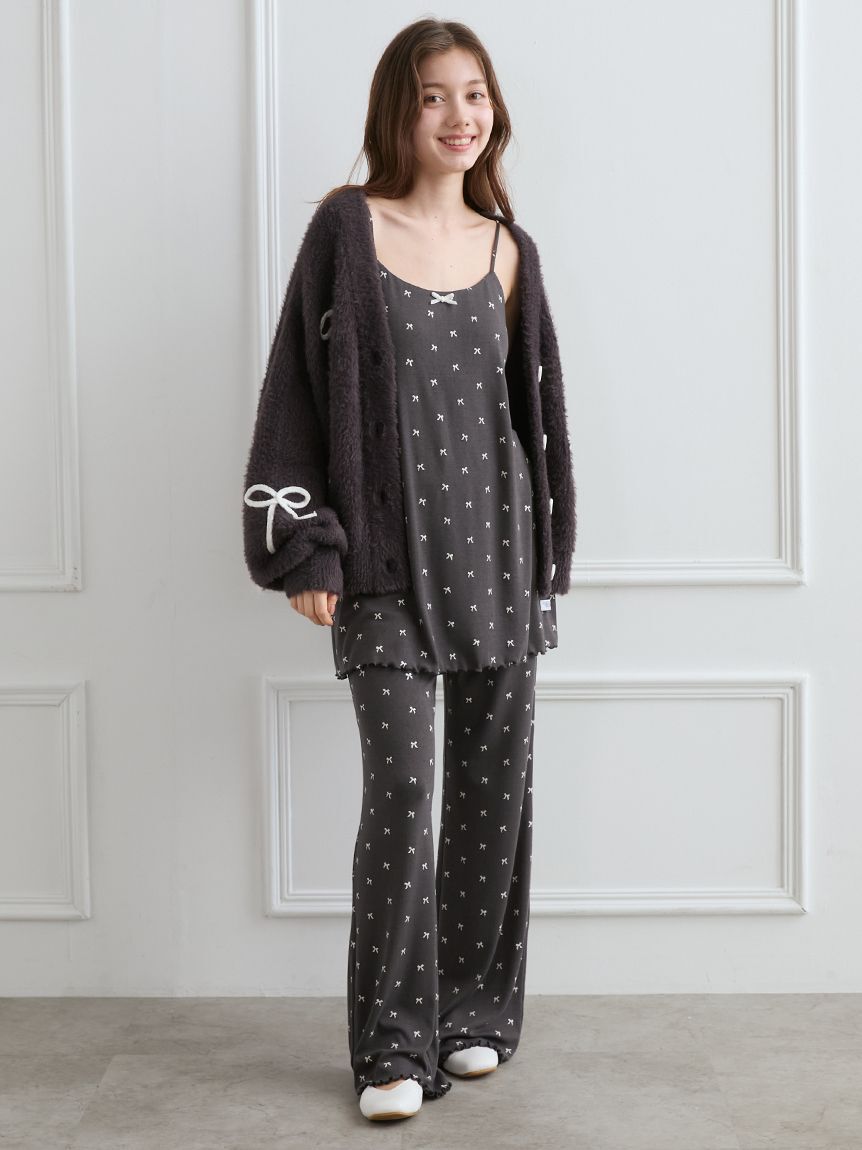 gelato pique「針抜きリボン柄ロングパンツ」|ルームウェア|