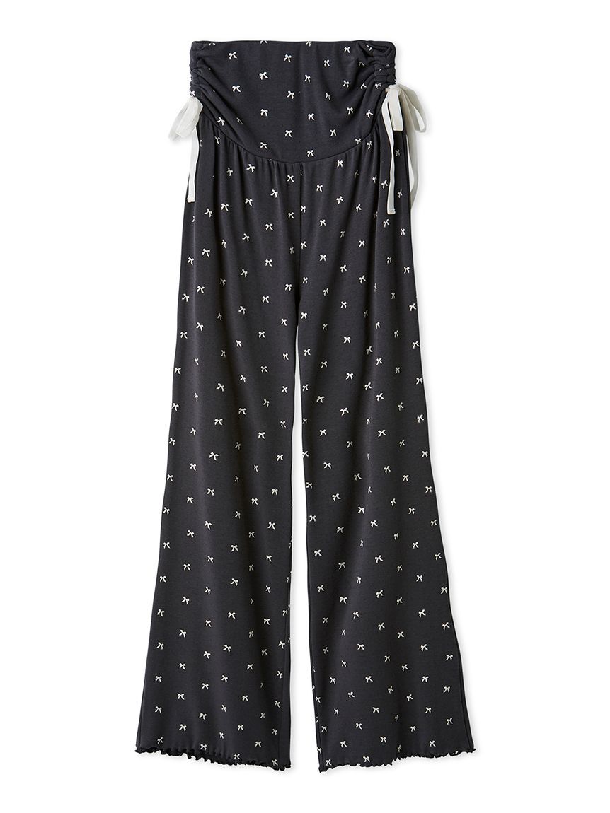 gelato pique「針抜きリボン柄ロングパンツ」|ルームウェア|