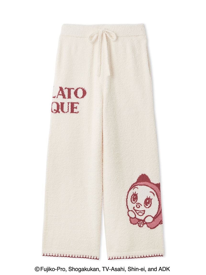 gelato pique「【ドラえもん】【レディース】ベビモコジャガードロングパンツ」|ルームウェア|RED