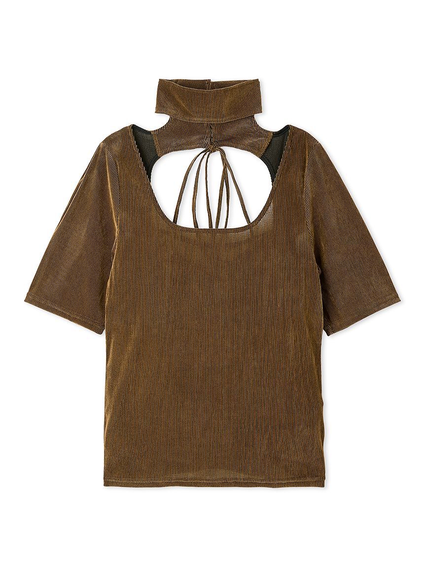 SNIDEL「フロッキーチュールカットプルオーバー」|Tシャツ・カットソー|CML