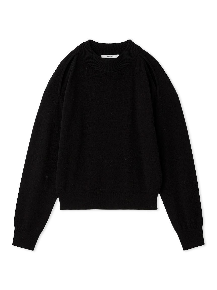 SNIDEL「コールドショルダープルオーバー」|ニット・セーター|
