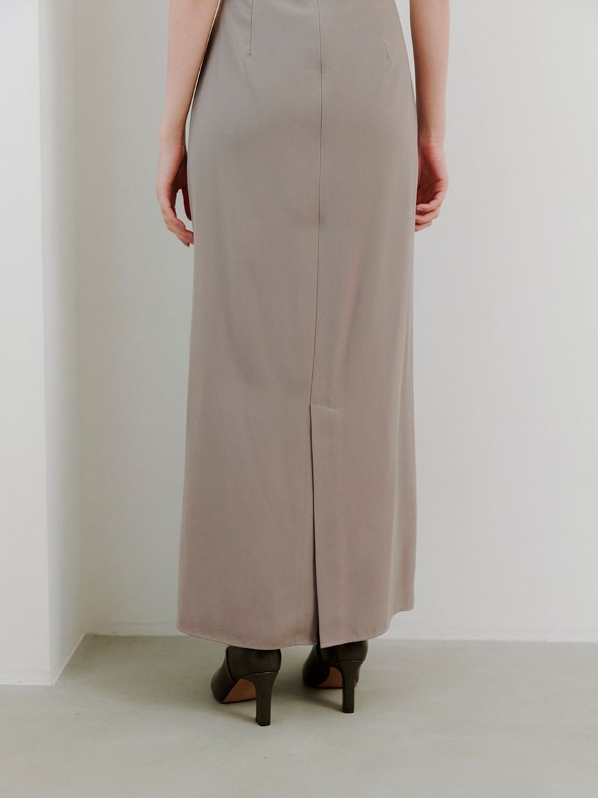 SNIDEL「カシュクールニットセットホルターワンピース」|ワンピース|