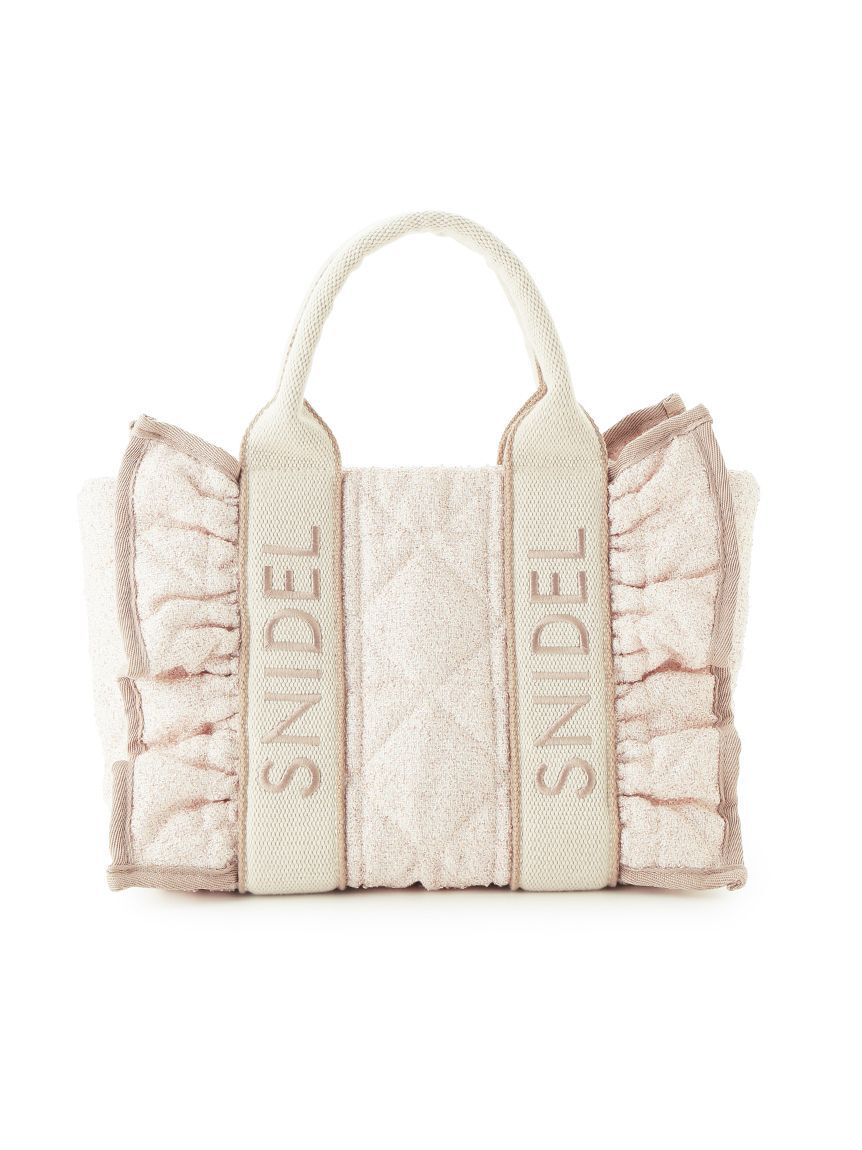 SNIDEL「フリルキルティングロゴバッグ」|ハンドバッグ|