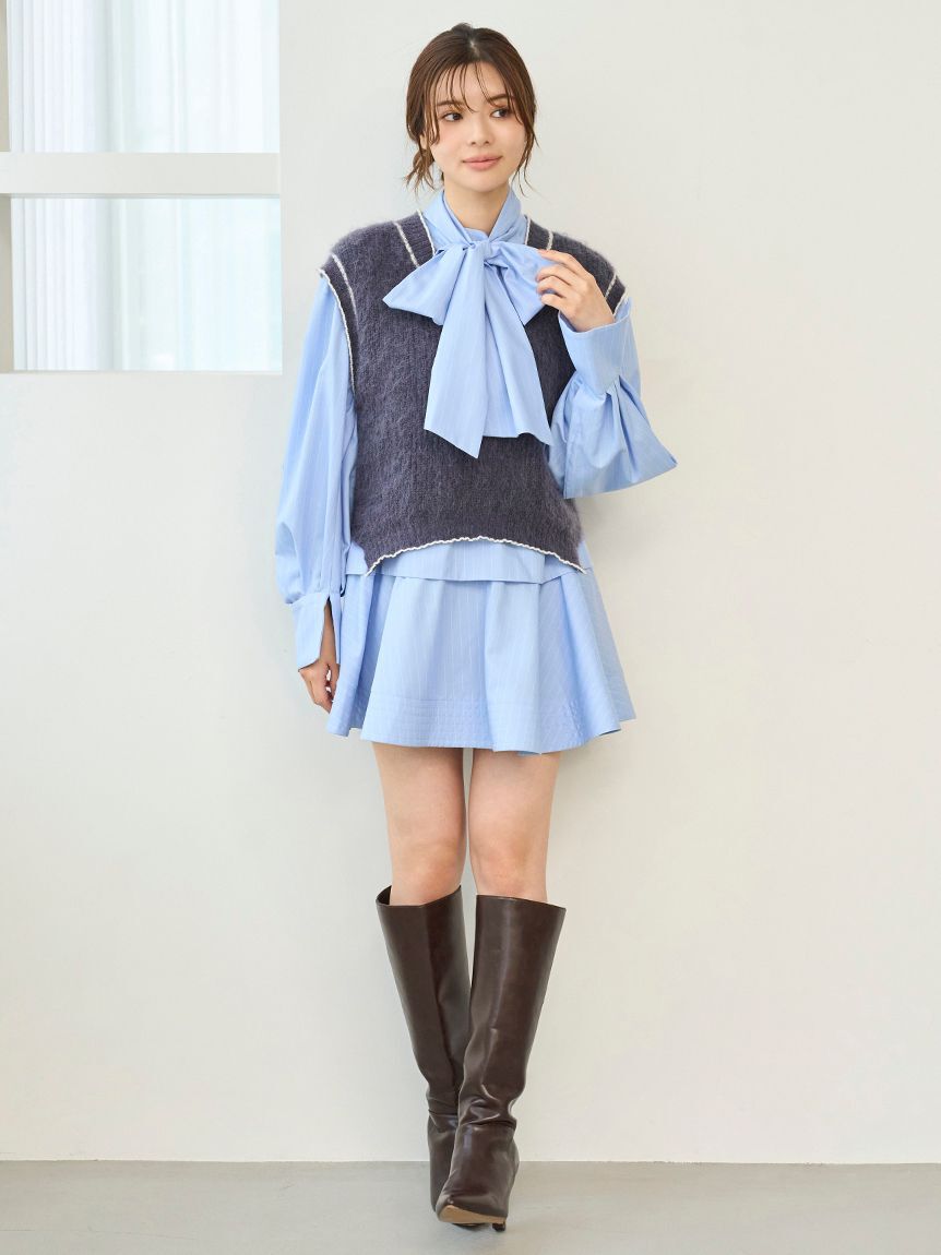 SNIDEL「オーバーサイズニットベスト」|ニット・セーター|