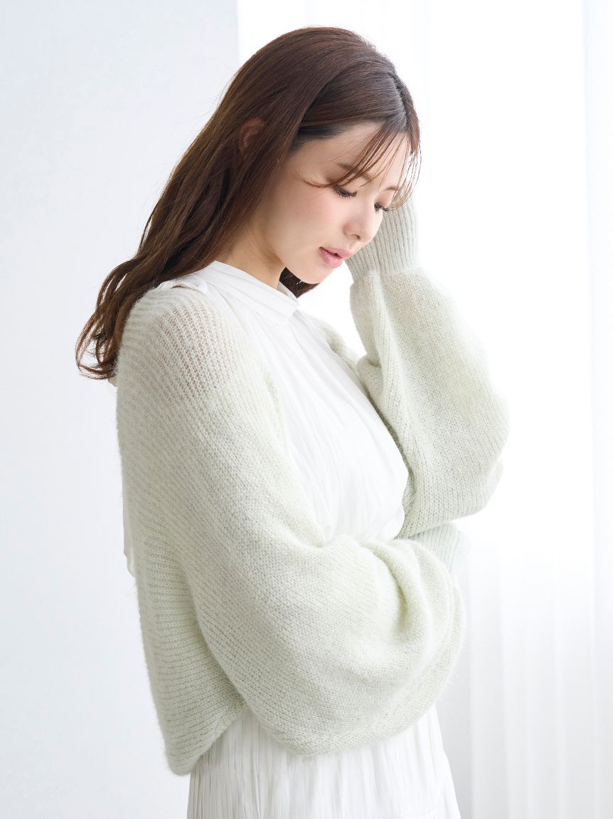 SNIDEL「ニットボレロカーディガン」|カーディガン|