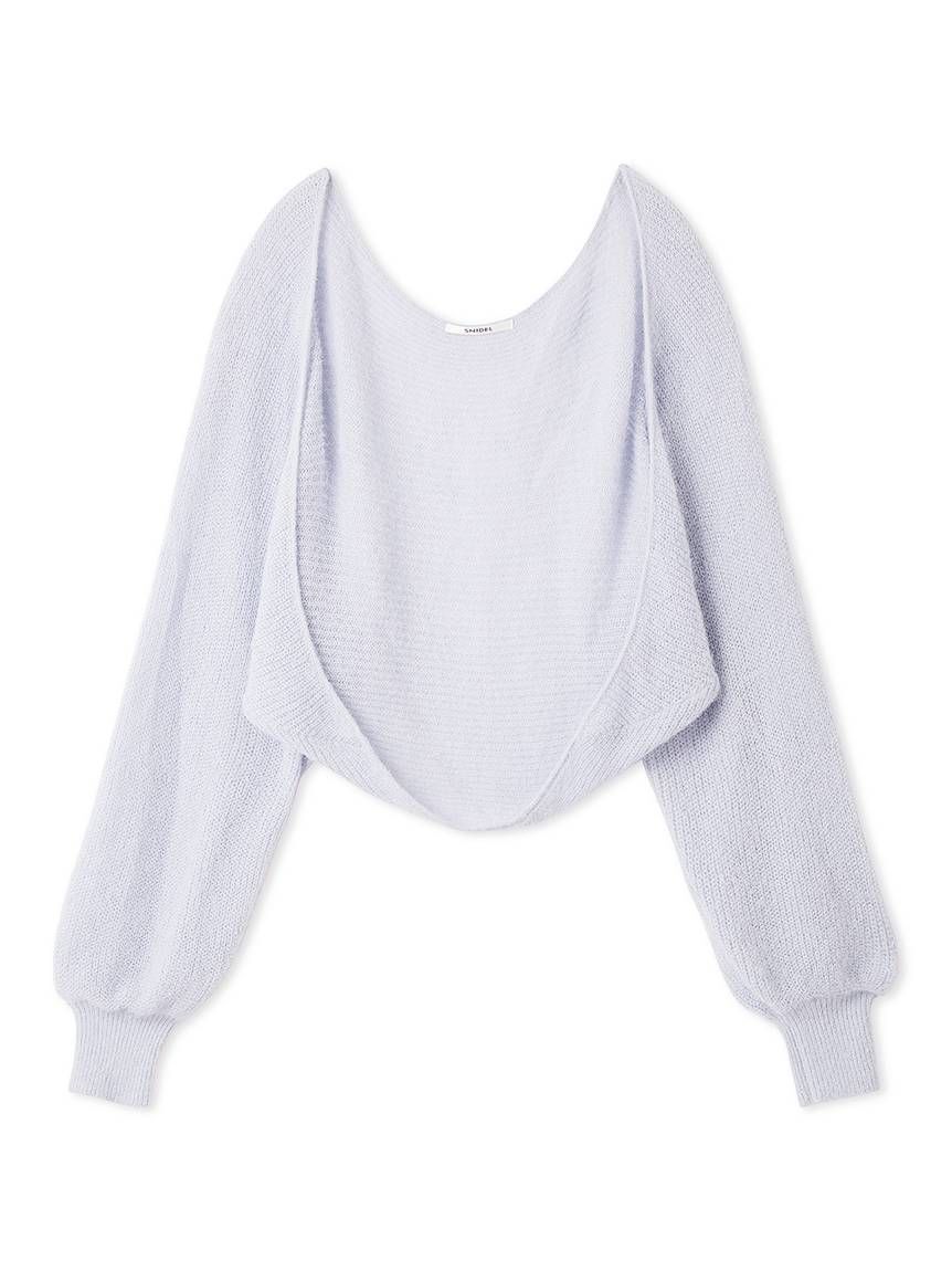 SNIDEL「ニットボレロカーディガン」|カーディガン|LBLU