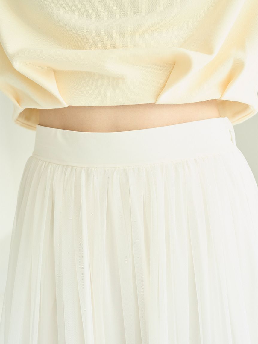 SNIDEL「トレンチチュールセットドレス」|ドレス|