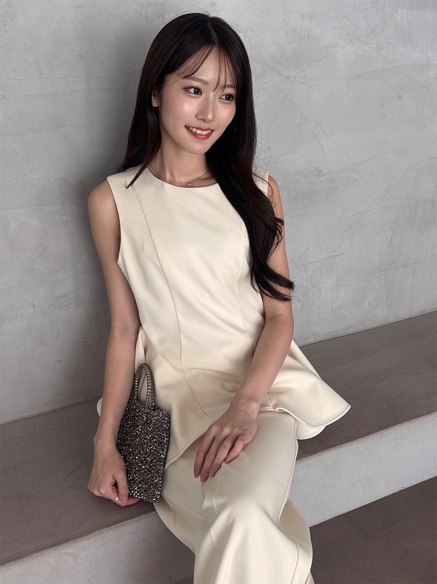 SNIDEL「ペプラムパンツセットアップ」|ワンピース|IVR