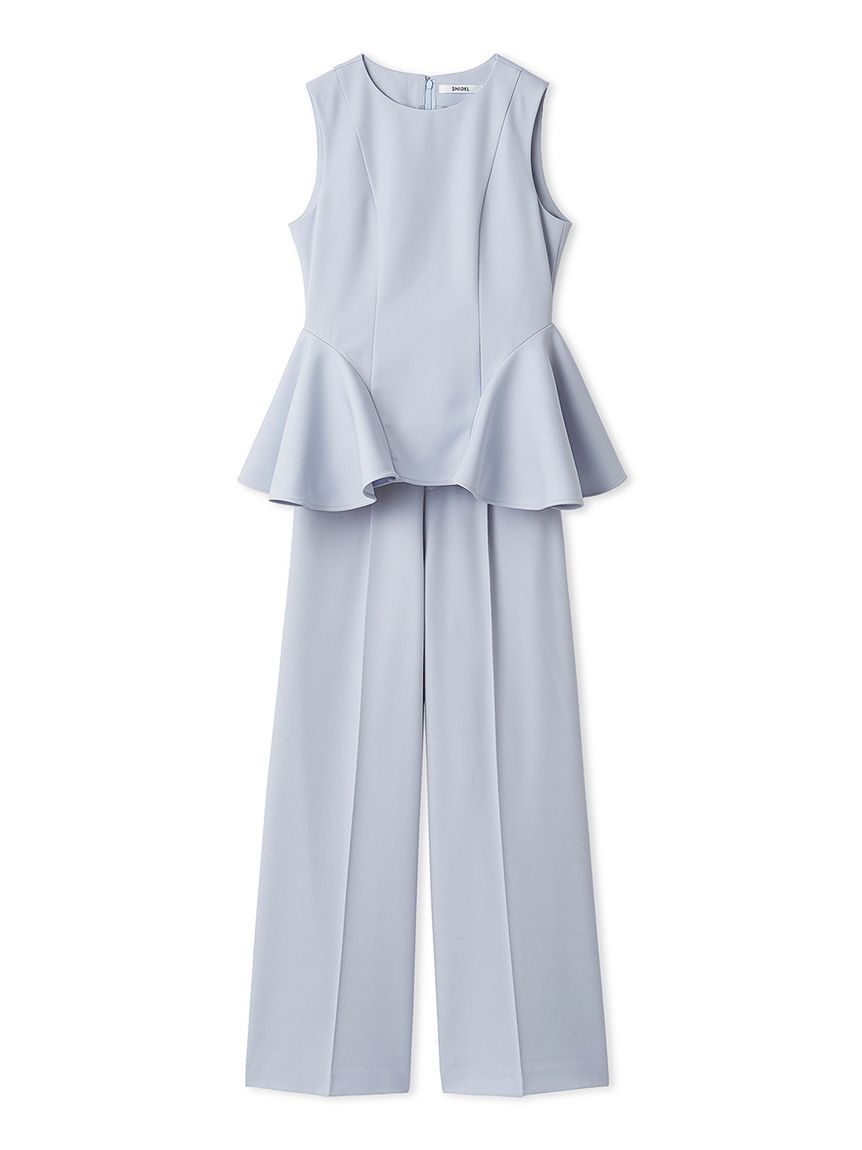 SNIDEL「ペプラムパンツセットアップ」|ワンピース|