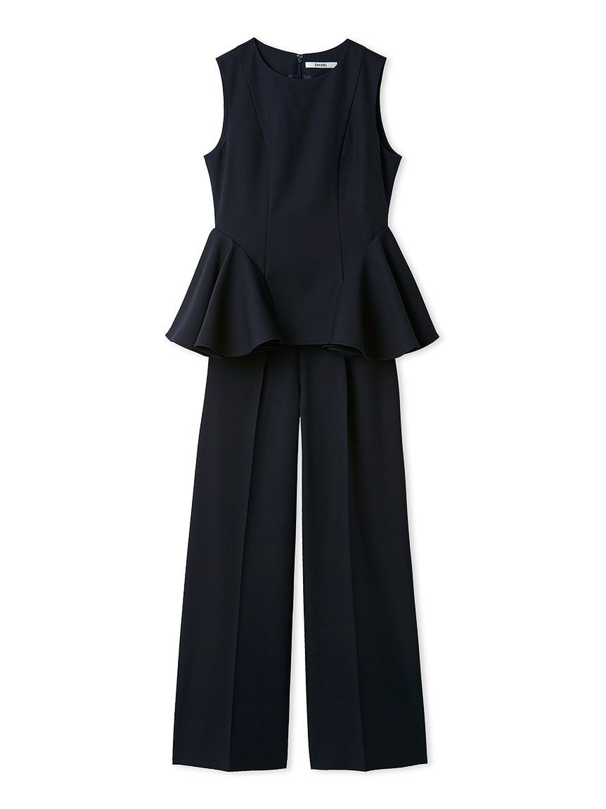 SNIDEL「ペプラムパンツセットアップ」|ワンピース|