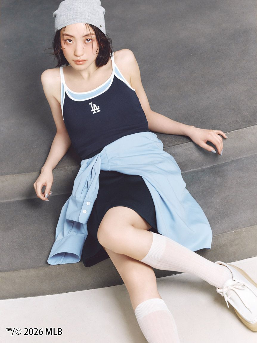 SNIDEL「【MLB】レイヤードカップイントップス」|Tシャツ・カットソー|