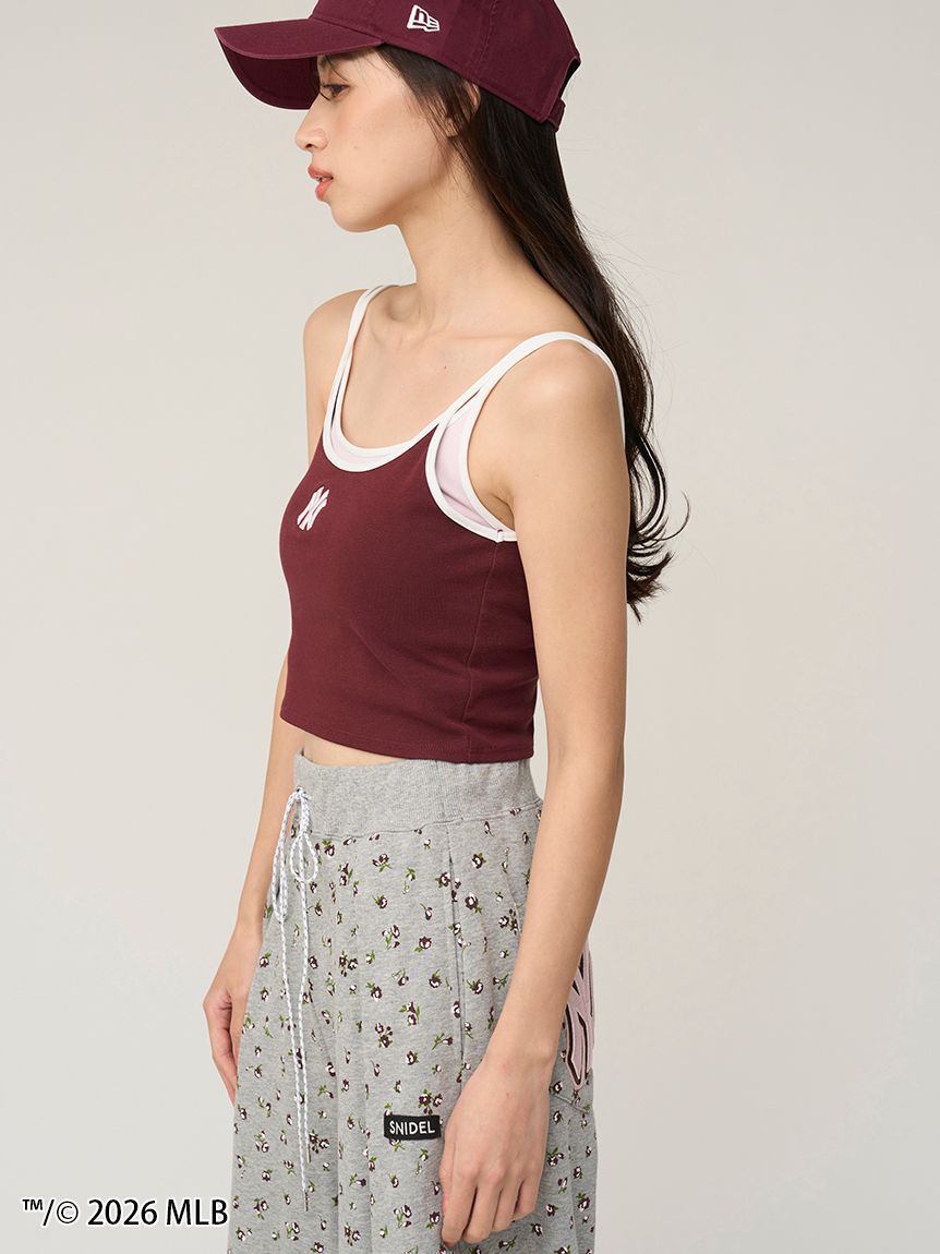 SNIDEL「【MLB】レイヤードカップイントップス」|Tシャツ・カットソー|