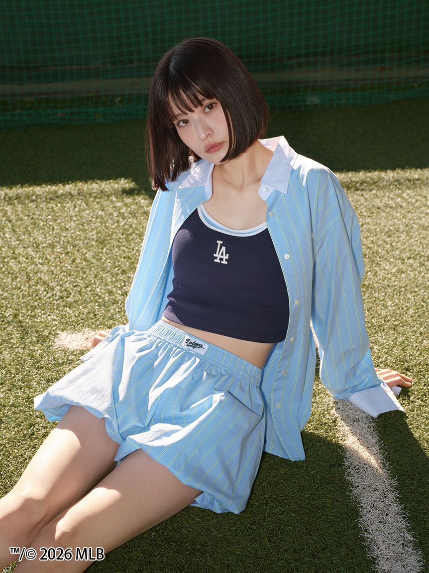 SNIDEL「【MLB】レイヤードカップイントップス」|Tシャツ・カットソー|