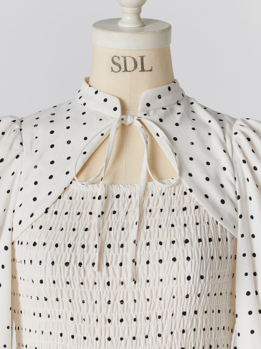 SNIDEL「デコルテオープンワンピース」|ワンピース|