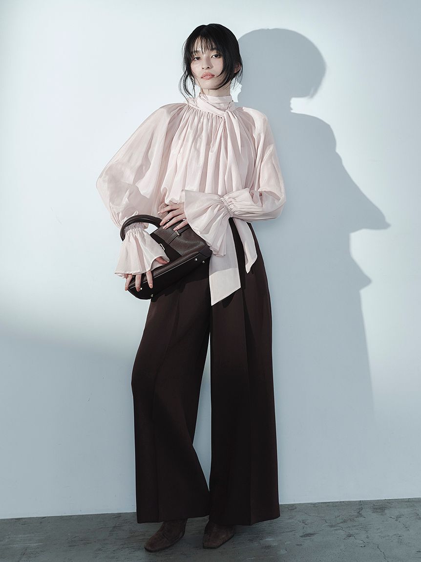 FRAY I.D「2wayシアーボウタイブラウス／ウォッシャブル」|シャツ・ブラウス|