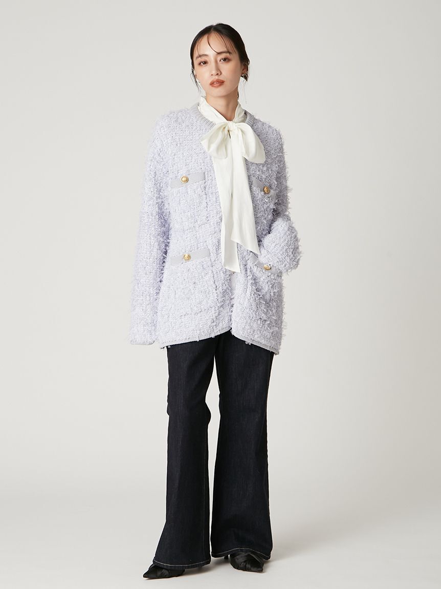 FRAY I.D「2wayシアーボウタイブラウス／ウォッシャブル」|シャツ・ブラウス|