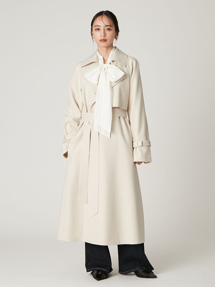 FRAY I.D「2wayシアーボウタイブラウス／ウォッシャブル」|シャツ・ブラウス|