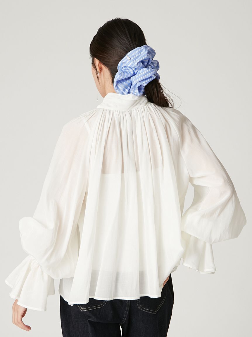 FRAY I.D「2wayシアーボウタイブラウス／ウォッシャブル」|シャツ・ブラウス|