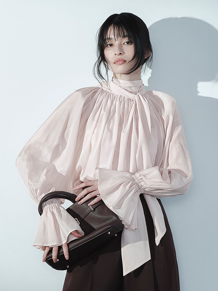 FRAY I.D「2wayシアーボウタイブラウス／ウォッシャブル」|シャツ・ブラウス|PNK