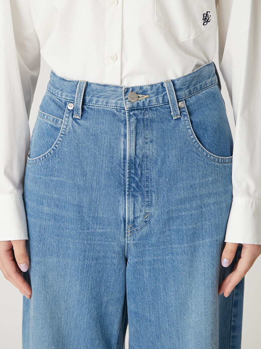 FRAY I.D「【Lee&times; FRAY I.D】ワイドパンツ」|デニム|