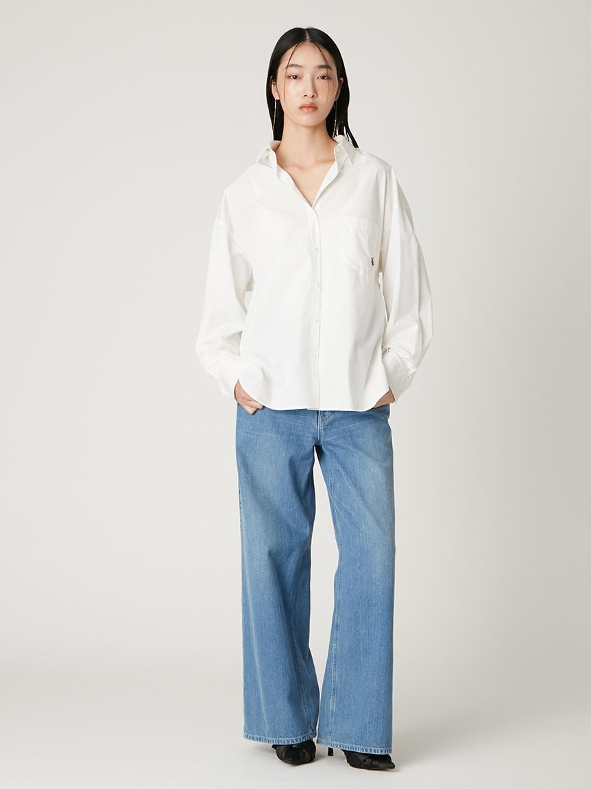 FRAY I.D「【Lee&times; FRAY I.D】ワイドパンツ」|デニム|