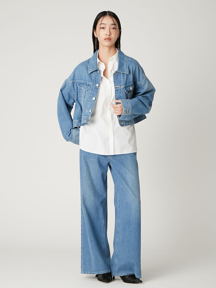 FRAY I.D「【Lee&times; FRAY I.D】ワイドパンツ」|デニム|