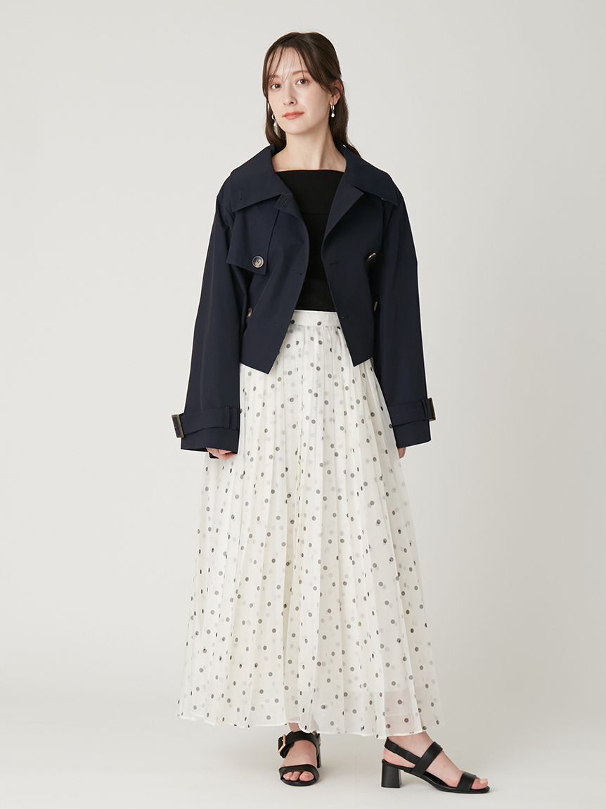 FRAY I.D「ボリュームスリーブショートトレンチコート／撥水」|トレンチコート|