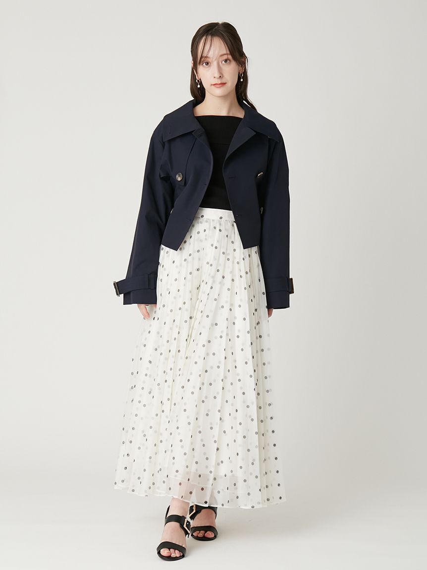 FRAY I.D「ボリュームスリーブショートトレンチコート／撥水」|トレンチコート|