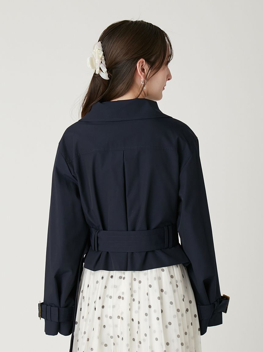 FRAY I.D「ボリュームスリーブショートトレンチコート／撥水」|トレンチコート|